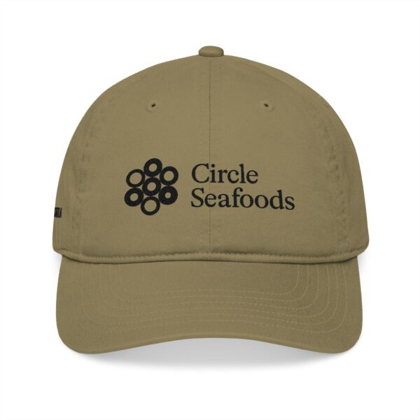 Embroidered Circle Seafoods Hat - Tan