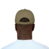Embroidered Circle Seafoods Hat - Tan - Image 4