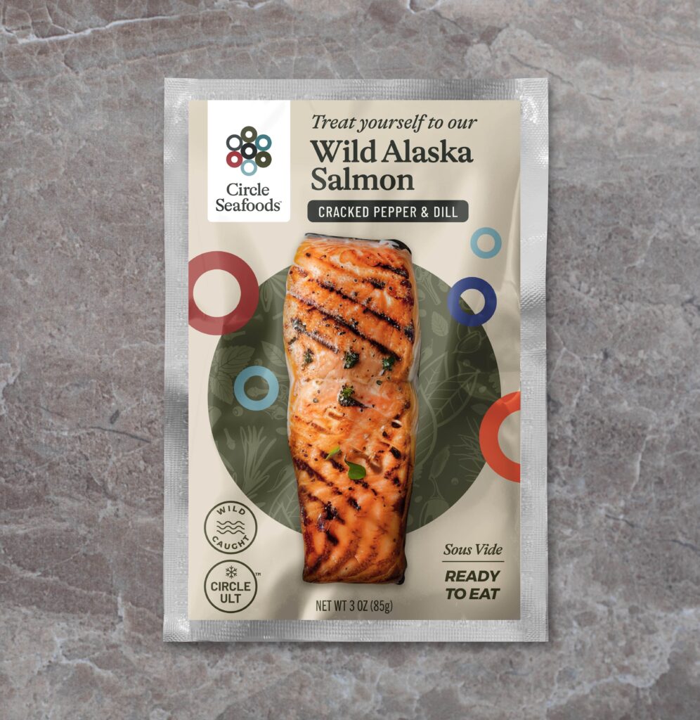 Ready to eat Wild Alaska Salmon portion